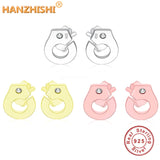 925 Sterling Silver Handcuffs Earrings