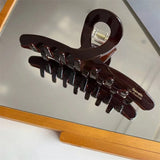 French Chocolate Hairpins Geometric Hair Claw Grab Hair Styling Hair Clips