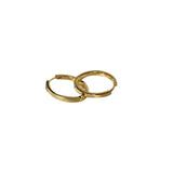 French Big Circle Hoop Earrings High-end Plain Women