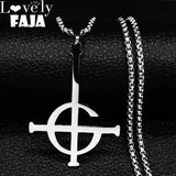 Ghost BC Nameless Necklace Ghoul Band Symbol Mask Grucifix Poster Jewelry