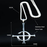 Ghost BC Nameless Necklace Ghoul Band Symbol Mask Grucifix Poster Jewelry