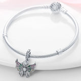 Travel Plane Butterfly Charm Astronaut Pendant for Bracelet