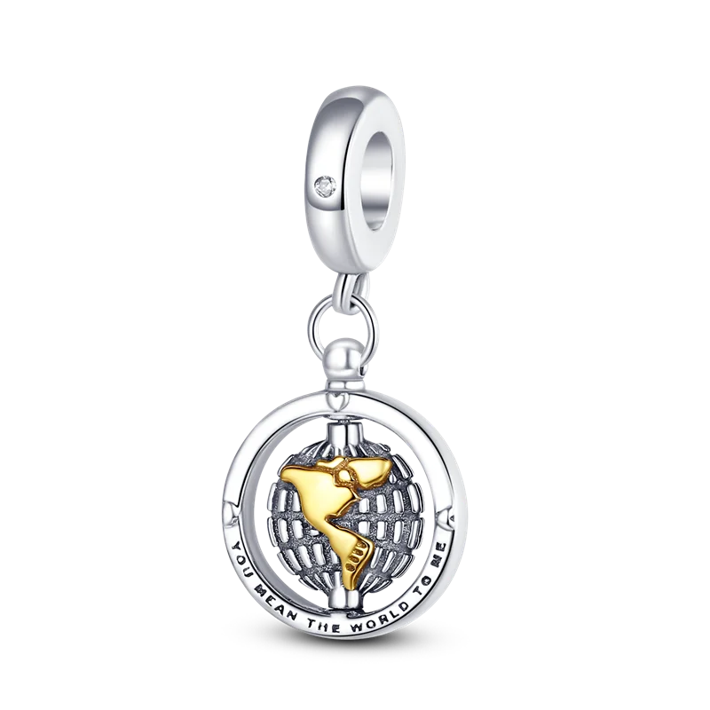 Travel Plane Butterfly Charm Astronaut Pendant for Bracelet