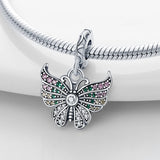 Travel Plane Butterfly Charm Astronaut Pendant for Bracelet