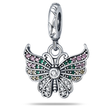 Travel Plane Butterfly Charm Astronaut Pendant for Bracelet