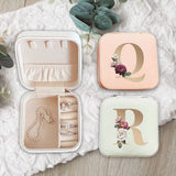 Letter Jewelry Boxes Portable Organizer Display Travel Jewelry Case Boxes