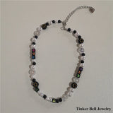 Goth Harajuku Punk Rock Smiley Choker Necklace Y2k Jewelry
