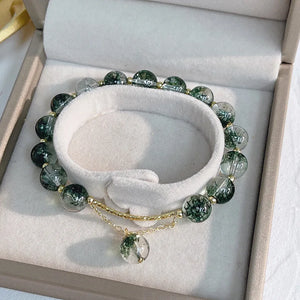 Green Ghost Deer Bracelet Women's Crystal Jewelry Gift