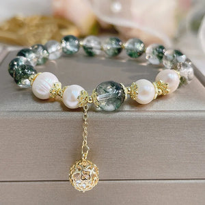 Green Ghost Deer Bracelet Women's Crystal Jewelry Gift