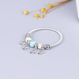 Vintage Metal Charm Bracelet Mix Healing Crystal Hallyu Mara Heart Jewelry
