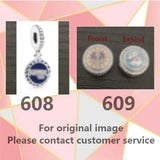 925 Silver Natural Character Pendant Beads Diy Anniversary Jewelry