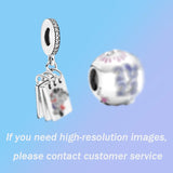S925 Silver Autographed Book Pendant Jewelry