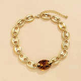 Hip Hop Clavicle Necklace for Women - Egirl Pig Nose Buckle Chain