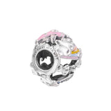 Hot Air Balloon Rainbow Sky Charm 925 Silver Jewelry for Bracelets
