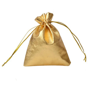 50Pcs 9x12cm Cotton Jute Drawstring Pouches for Jewelry Storage