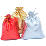 50Pcs 9x12cm Cotton Jute Drawstring Pouches for Jewelry Storage