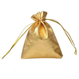 50Pcs 9x12cm Cotton Jute Drawstring Pouches for Jewelry Storage