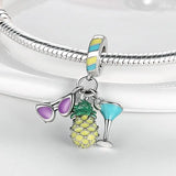 925 Silver Boy Girl Balloon Pendant Charm Bead for Bracelet Necklace