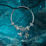 925 Sterling Silver Bracelet Bangle For Women S925 Silver DIY Jewelry