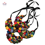 Ankara African Strand Button Necklaces & Pendants For Women Chokers