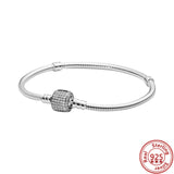 925 Sterling Silver Stars Bracelet for Women DIY Jewelry