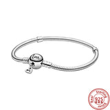 Charm Moments Silver Bracelet Tree Heart Butterfly Star Flower Leaf