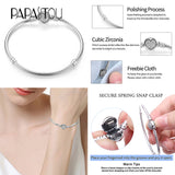 Hot Woman 925 Sterling Silver Charm Beads Pendant Bracelet
