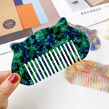 Cartoon Cat Comb Girl Wind Insert Comb High Acetate Combs