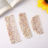 Pink Marbling Comb Girl Wind Insert Comb High Acetic Acid Combs for Woman