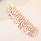 Pink Marbling Comb Girl Wind Insert Comb High Acetic Acid Combs for Woman