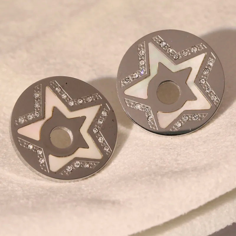 High Pentagram Earrings Women Earrings Party Jewelry