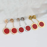 High Round Fritillary Earrings Women Party Jewelry