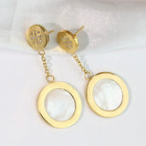 High Round Fritillary Earrings Women Party Jewelry