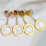High Round Fritillary Earrings Women Party Jewelry
