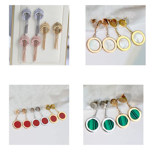High Round Fritillary Earrings Women Party Jewelry