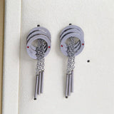 High Round Fritillary Earrings Women Party Jewelry