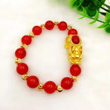 Malay Sacred Agate Copper-Plated Bracelet for Women