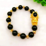 Malay Sacred Agate Copper-Plated Bracelet for Women
