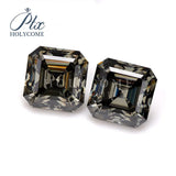 5*5MM Gray VVS1 Moissanite Asscher Cut