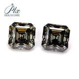 5*5MM Gray VVS1 Moissanite Asscher Cut