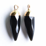 Natural Carved Amethysts Quartz Necklace Earrings Pendant DIY 12pcs