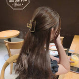 Golden Hair Clip Back Headdress Accessories Women Hair Butterfly Metal Clips