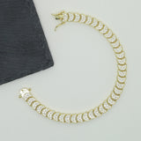 Iced Out CZ Paved Moon Choker Necklace
