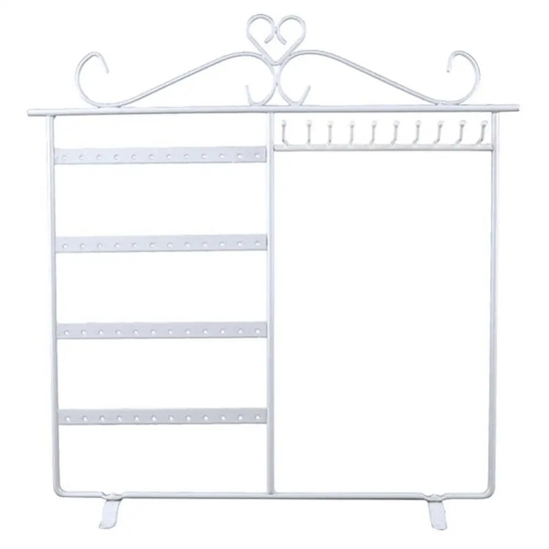 Iron Jewelry Rack Hanging Holder Earring Necklaces Organizer