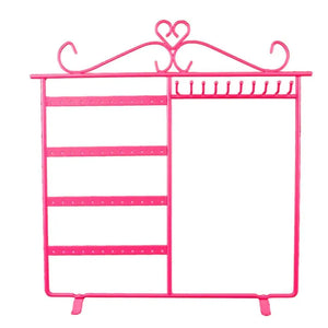 Iron Jewelry Rack Hanging Holder Earring Necklaces Organizer