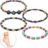 Irregular Beads Star Hematite Anklet Magnetic Bracelet