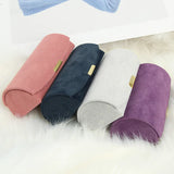 Portable Beaded Velvet Jewelry Box Travel Bag