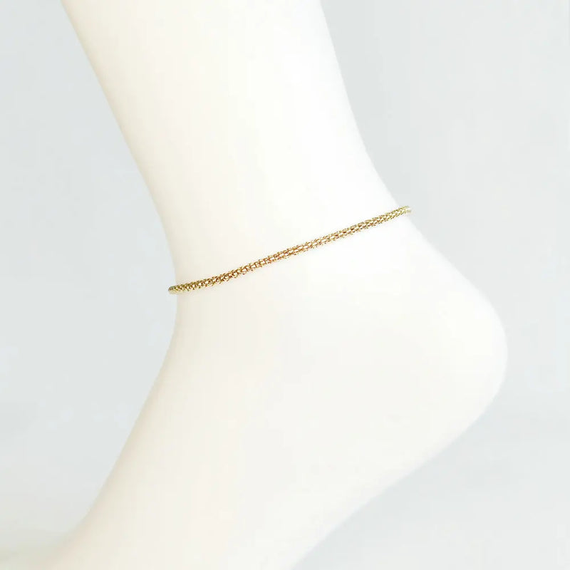 Boho Stainless Steel Beach Anklet for Women