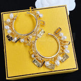 Multi-Element Pendants Earrings for Women's Party Gift