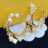 Multi-Element Pendants Earrings for Women's Party Gift